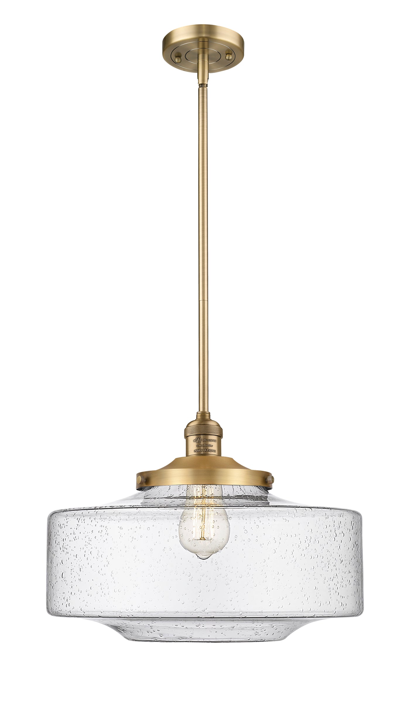 Franklin Restoration Mini Pendant Antique Brass