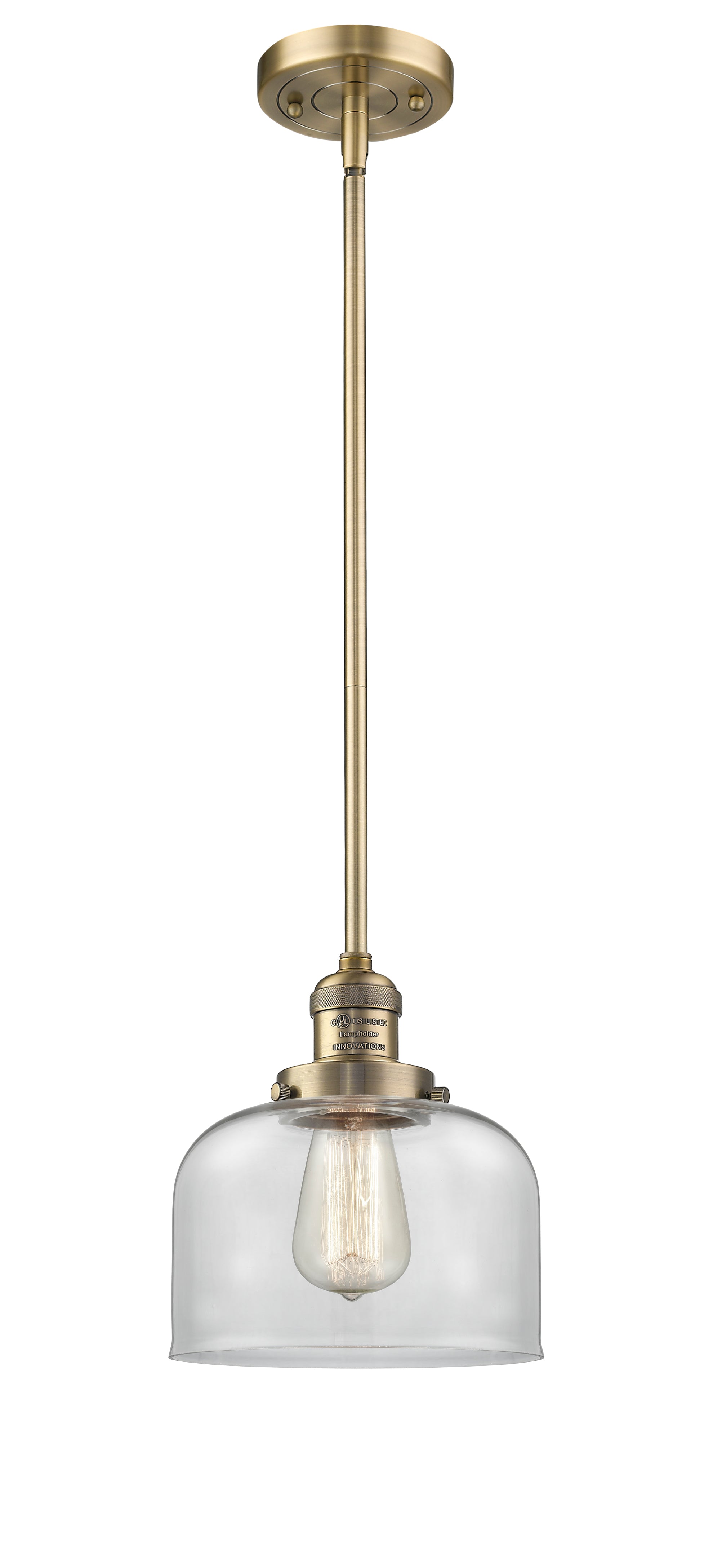 Franklin Restoration Mini Pendant Brass