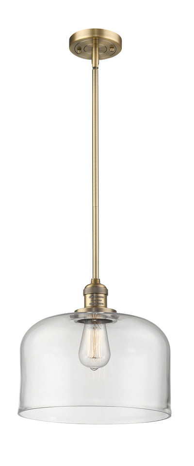 Franklin Restoration Mini Pendant Brass Finish