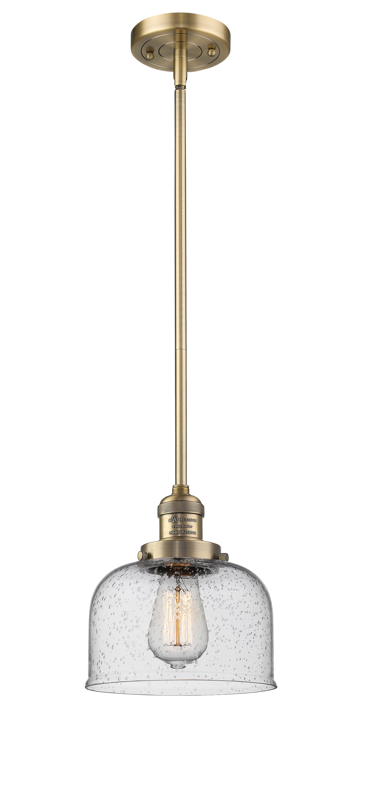Franklin Restoration Mini Pendant Antique Brass