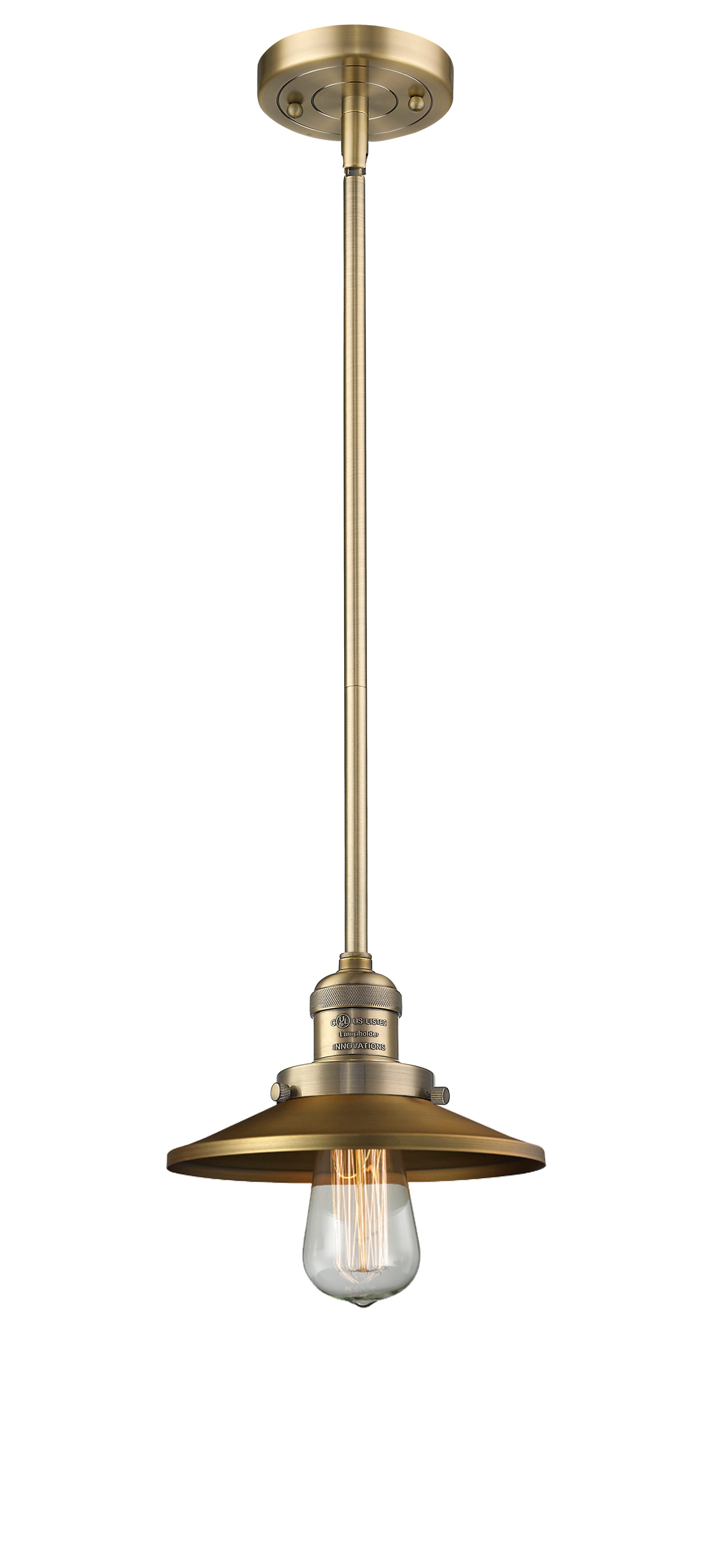 Franklin Restoration Mini Pendant Antique Brass