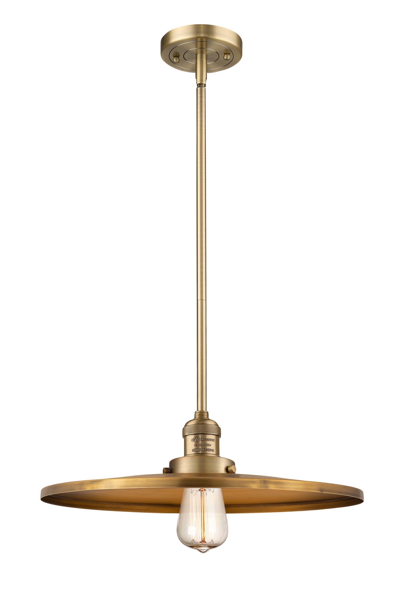Franklin Restoration Mini Pendant 16 Antique Brass