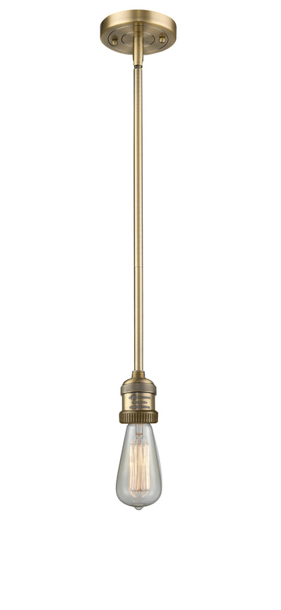 Franklin Restoration Mini Pendant Cast Brass