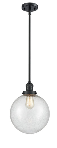 Franklin Restoration Mini Pendant Brass Glass