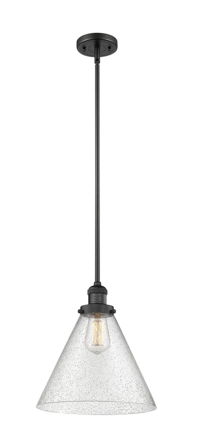 Franklin Restoration Mini Pendant Brass Glass