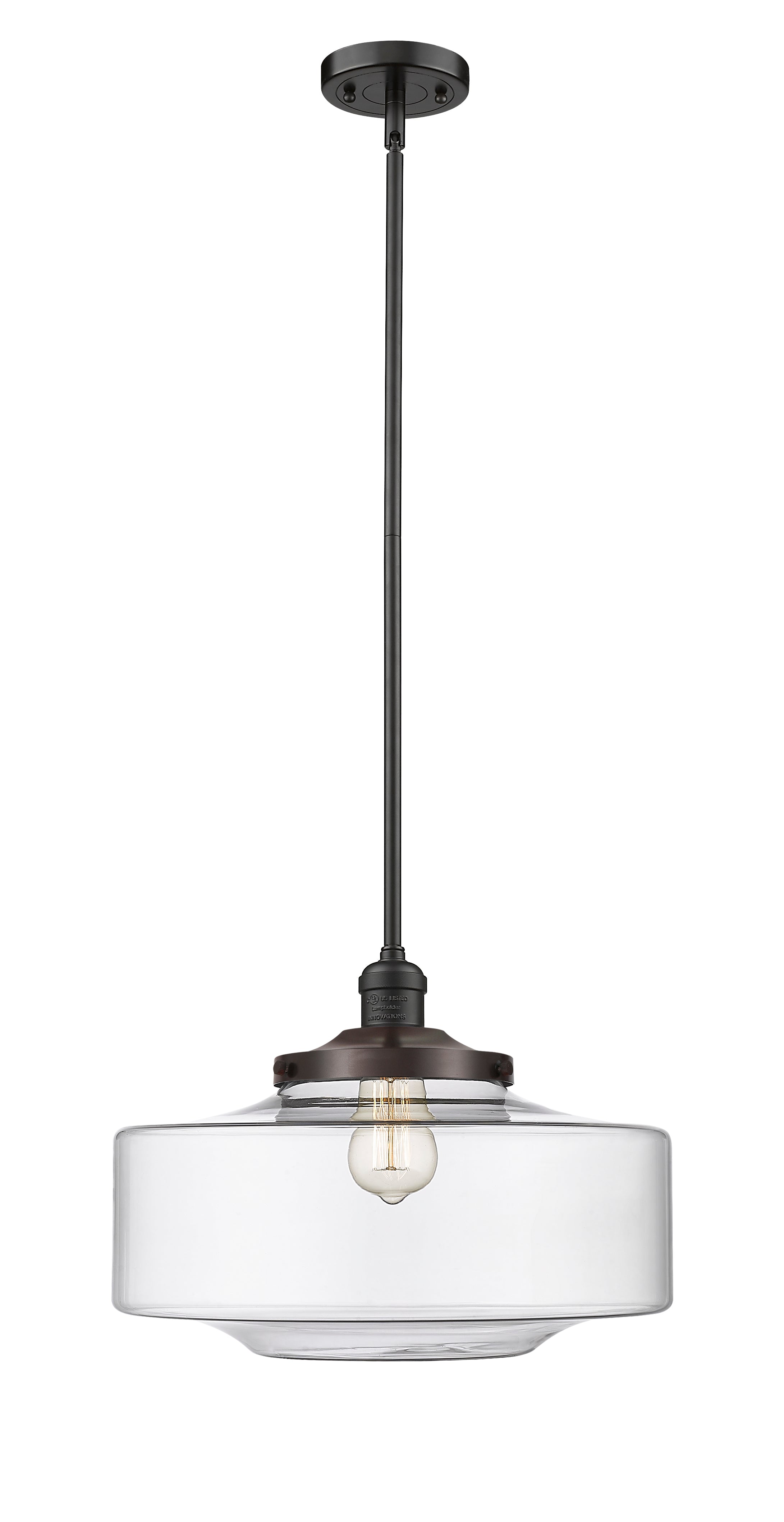 Franklin Restoration Antique Brass Mini Pendant