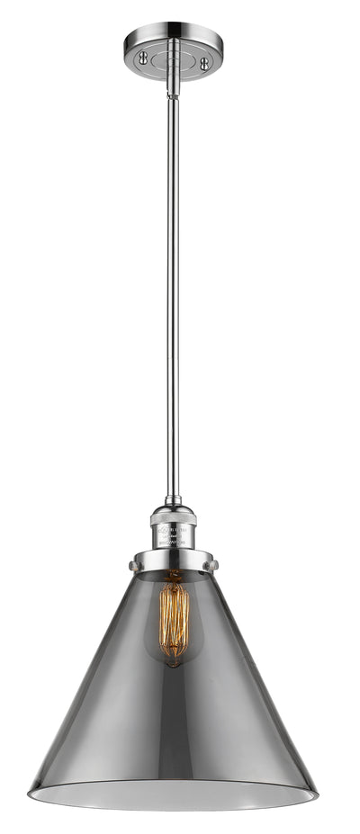 Franklin Restoration Mini Pendant Brass Glass
