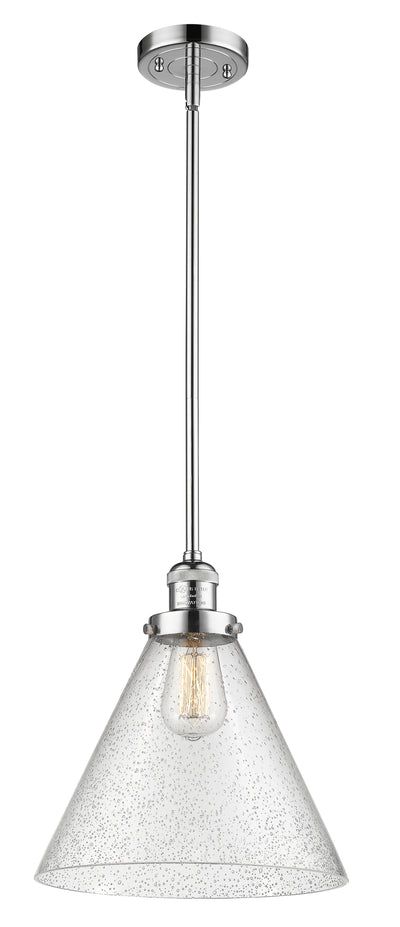 Franklin Restoration Mini Pendant Brass Glass