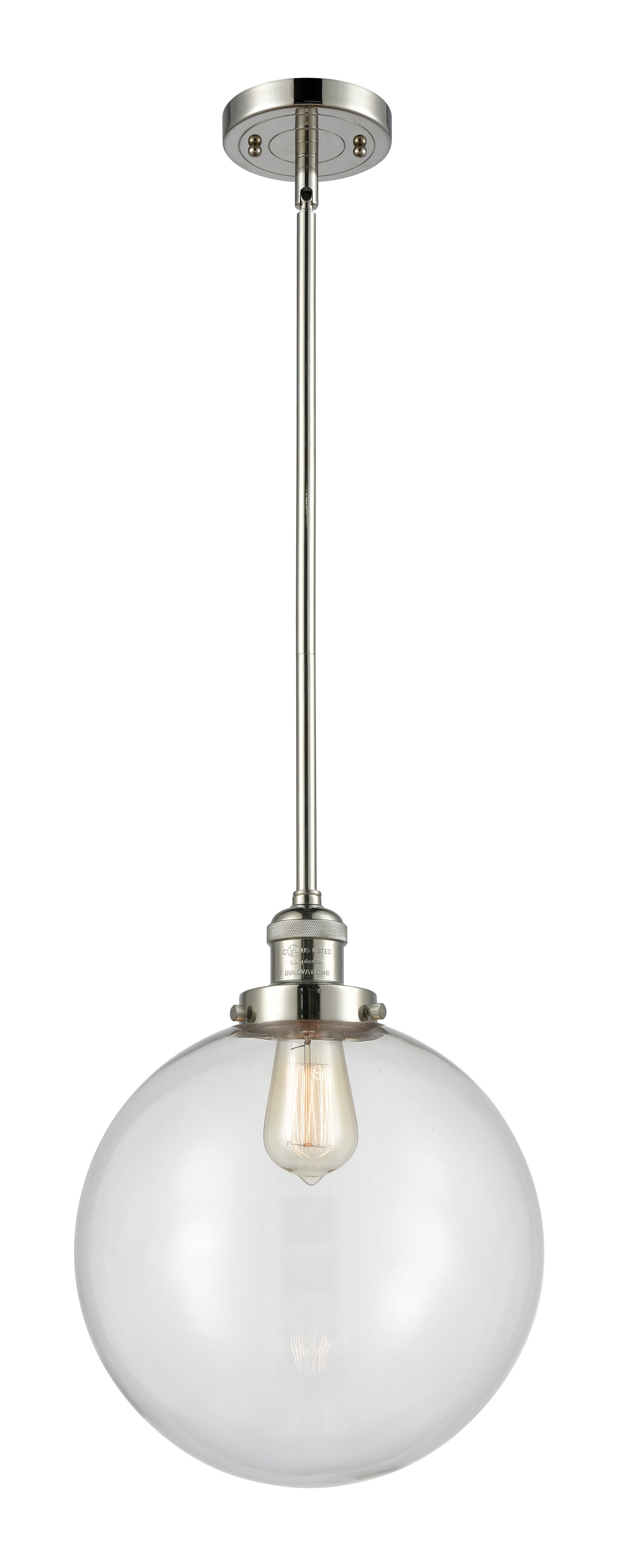 Franklin Restoration Mini Pendant Brass Finish