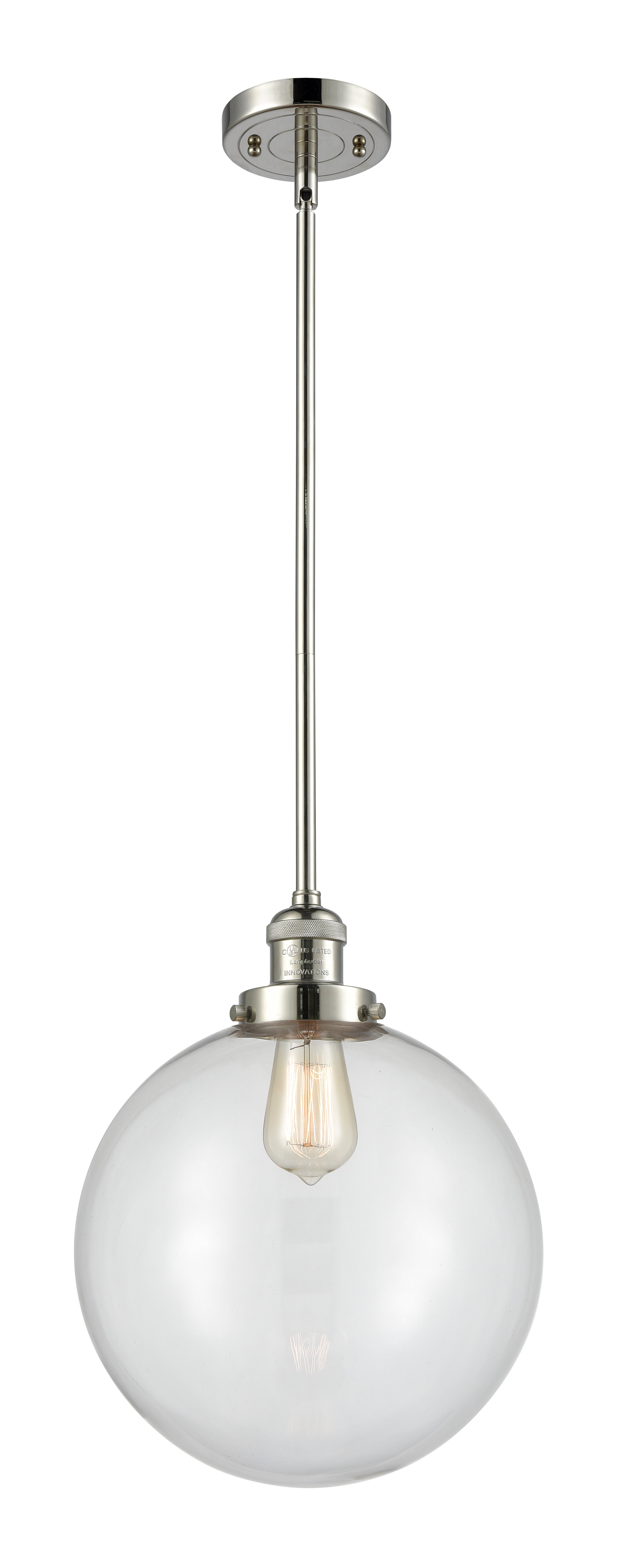 Franklin Restoration Mini Pendant Brass Finish