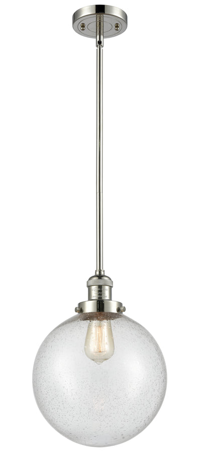 Franklin Restoration Mini Pendant Brass Glass