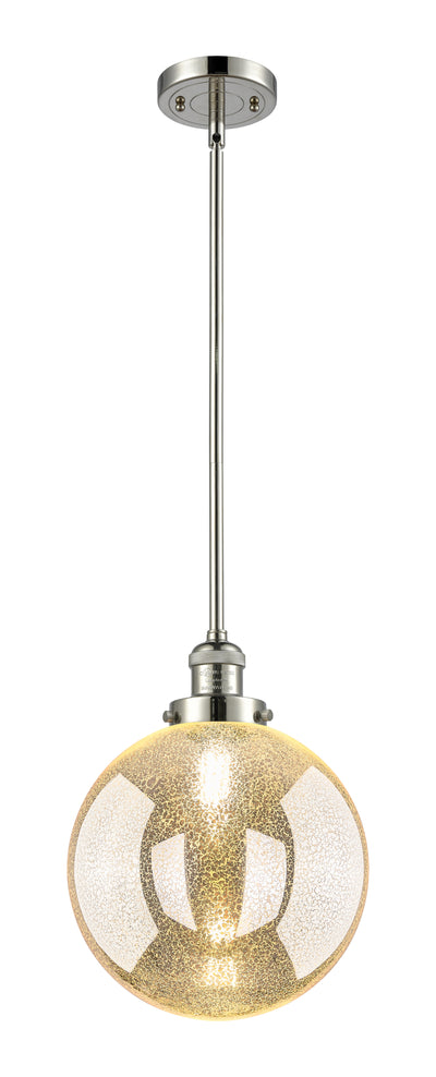 Franklin Restoration Mini Pendant Brass Glass