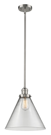 Franklin Restoration Mini Pendant Brass Glass