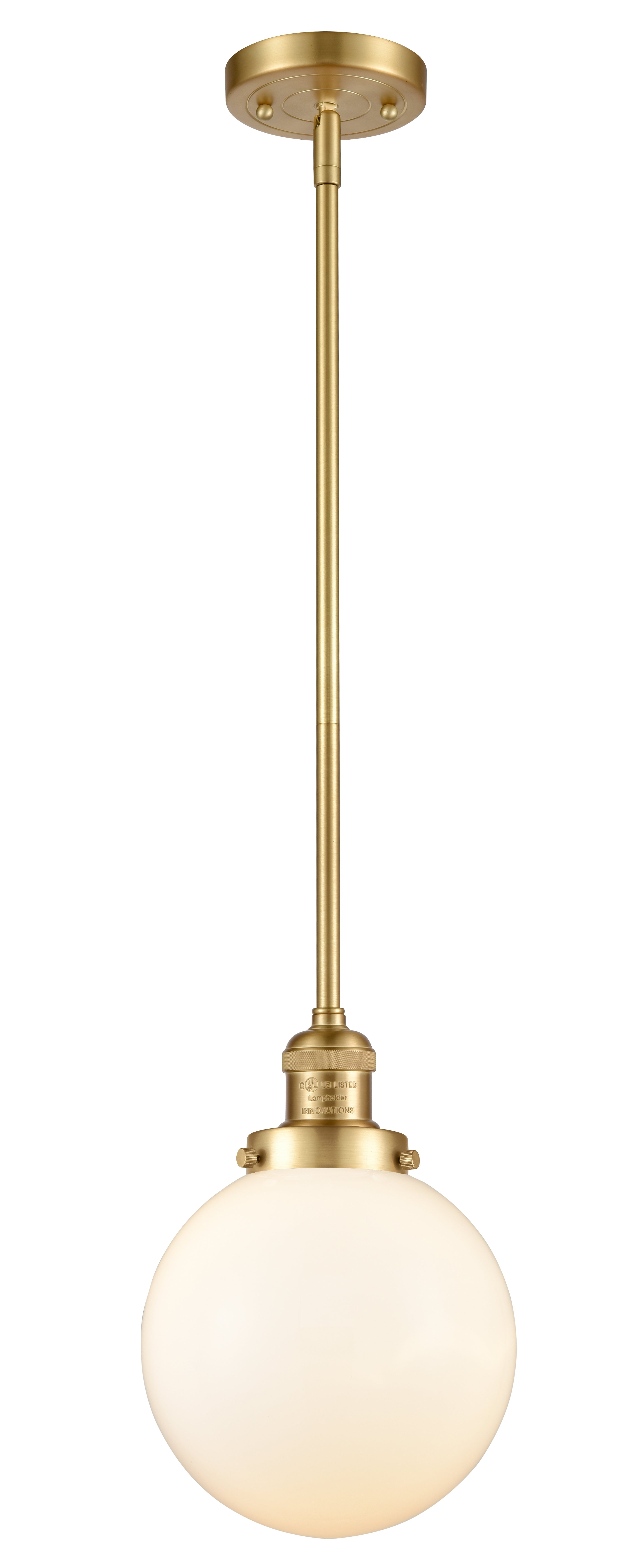 Franklin Restoration Antique Brass Pendant