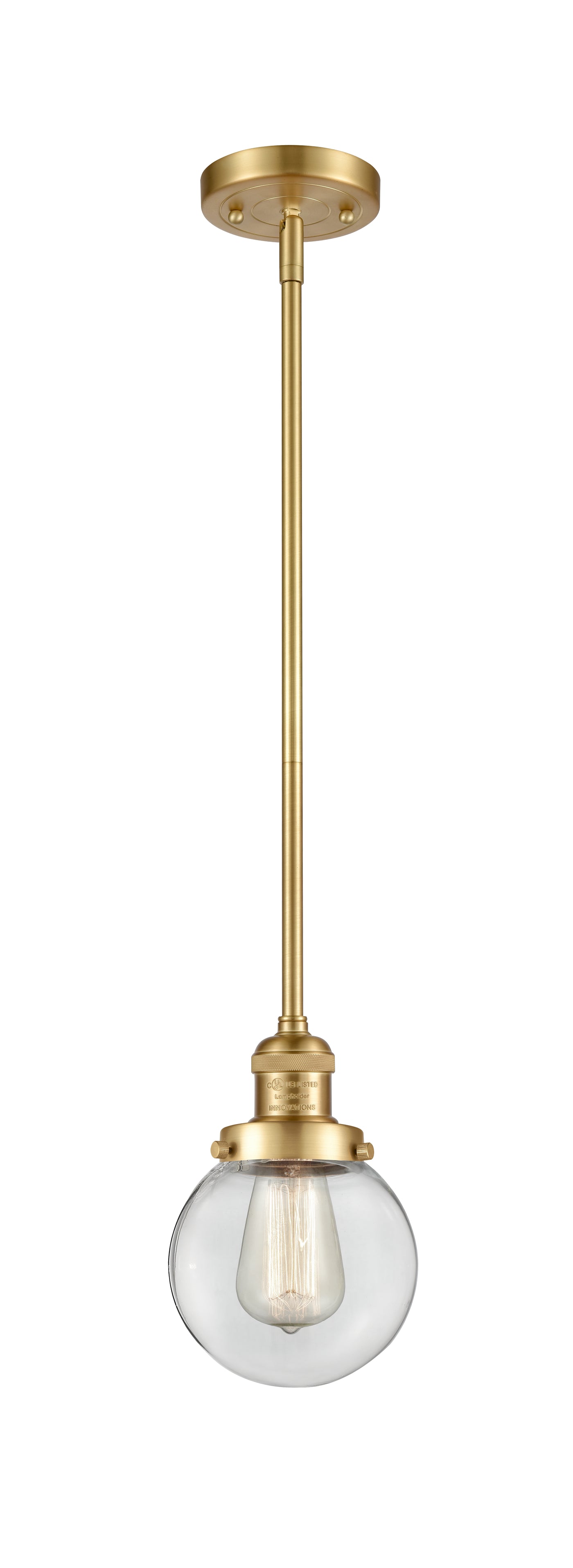 Franklin Restoration Mini Pendant Antique Brass