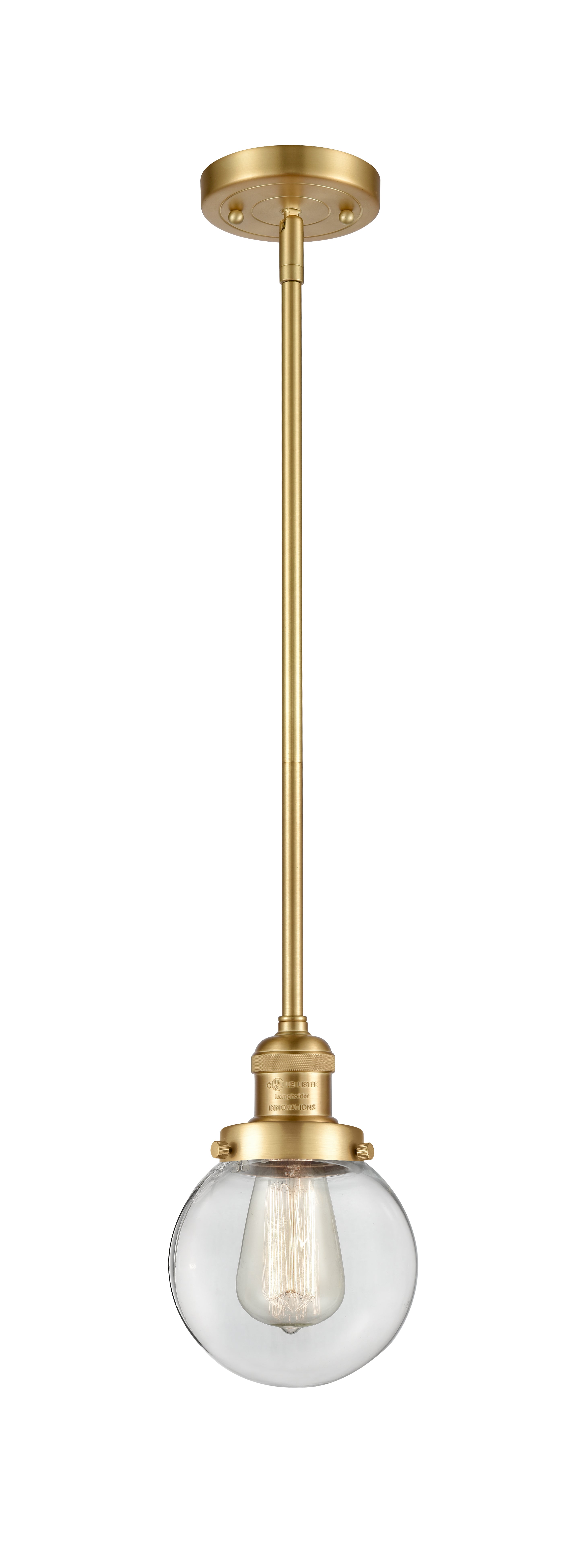 Franklin Restoration Mini Pendant Antique Brass