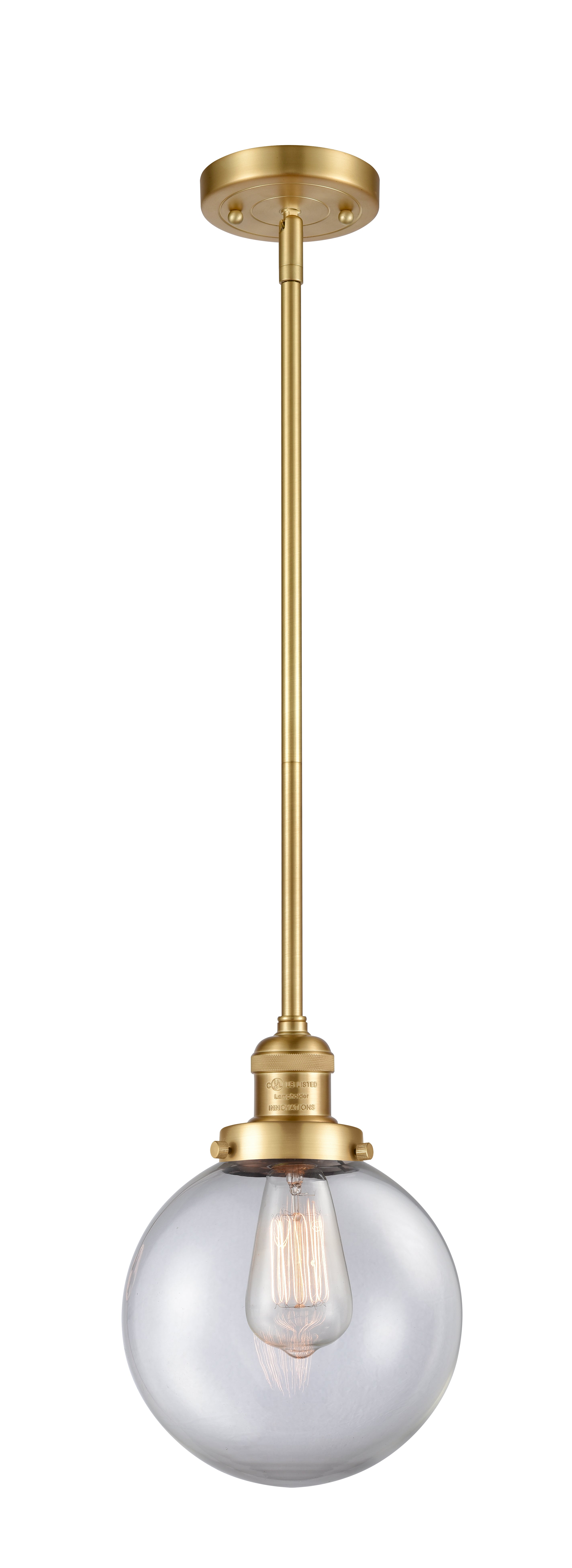 Franklin Restoration Mini Pendant Antique Brass