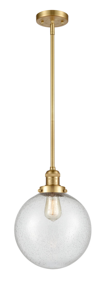 Franklin Restoration Mini Pendant Brass Glass