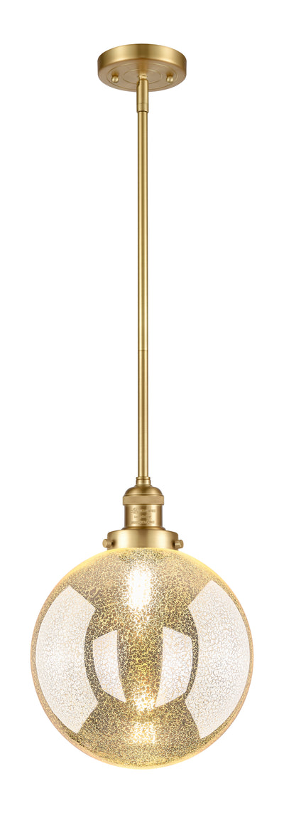 Franklin Restoration Mini Pendant Brass Glass