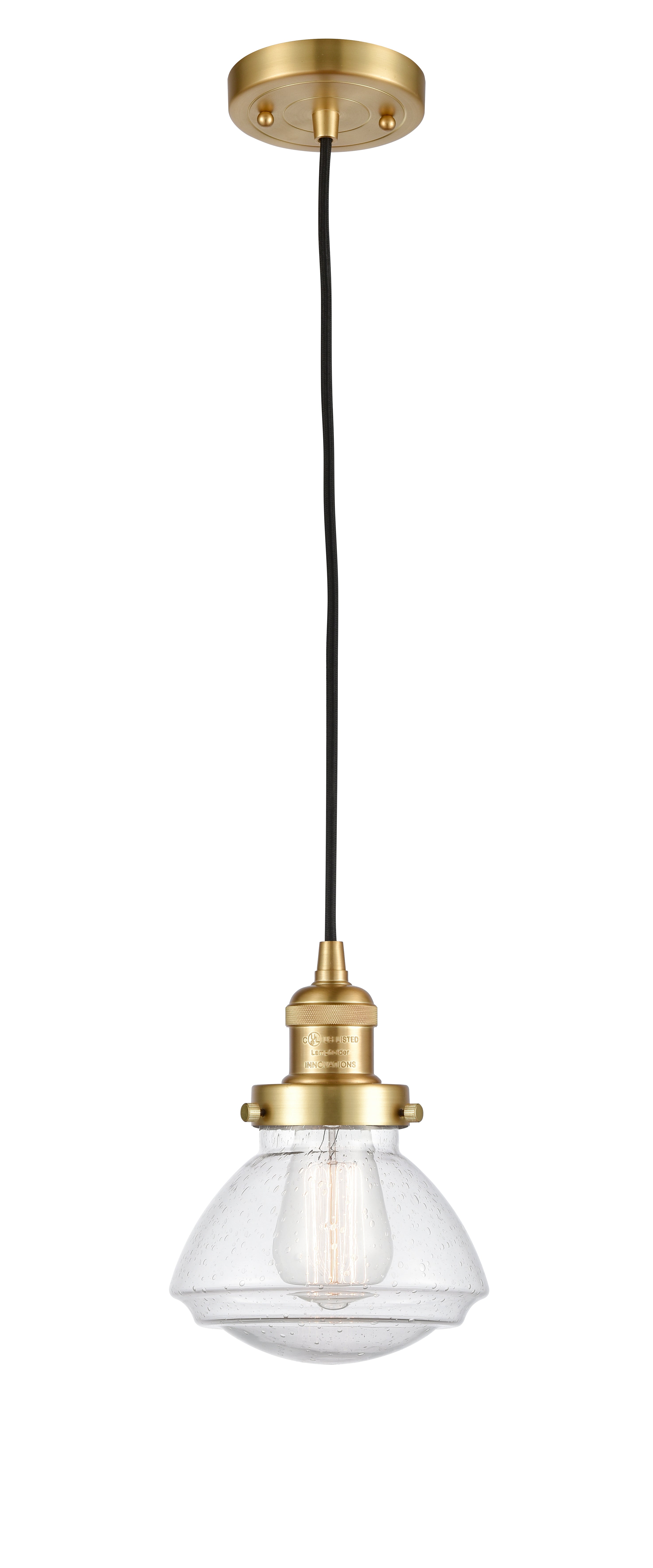 Franklin Restoration Mini Pendant Antique Brass