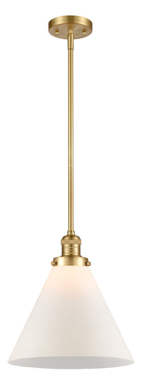 Franklin Restoration Mini Pendant Brass Glass