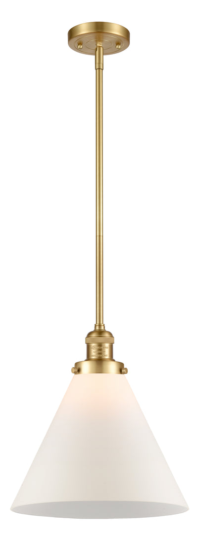 Franklin Restoration Mini Pendant Brass Glass
