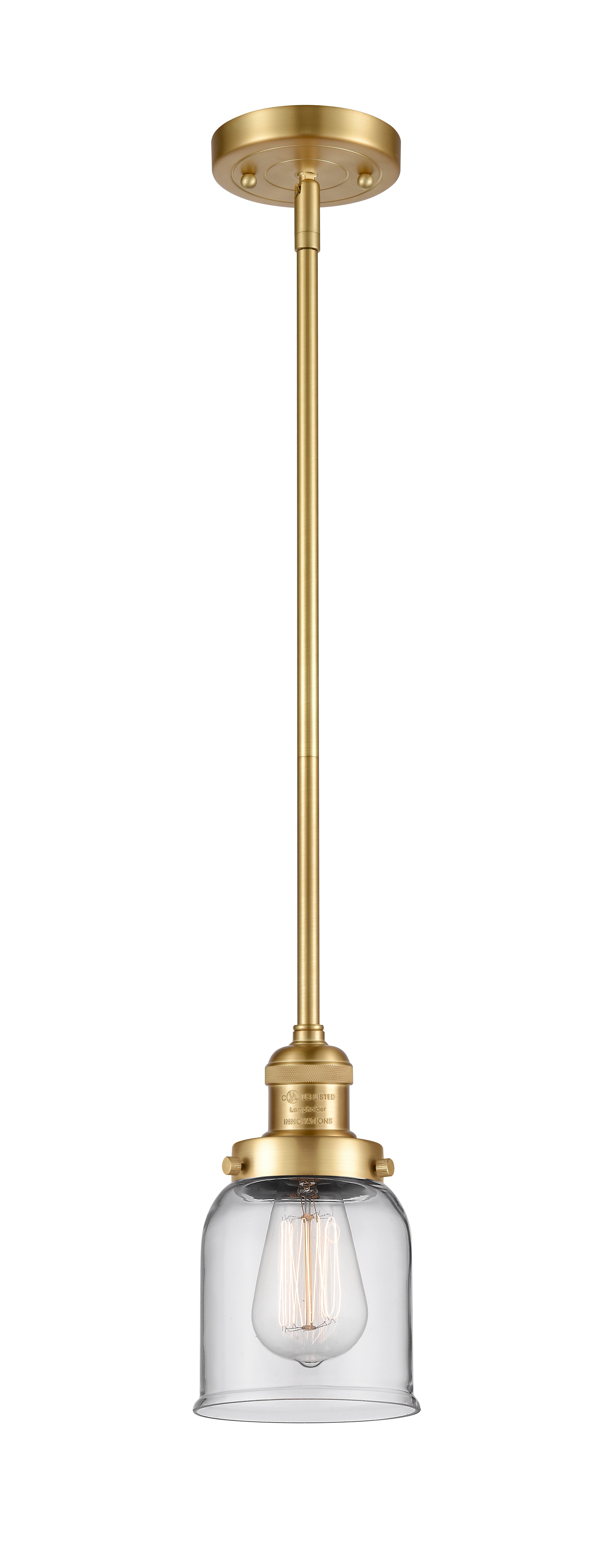 Franklin Restoration Mini Pendant Cast Brass