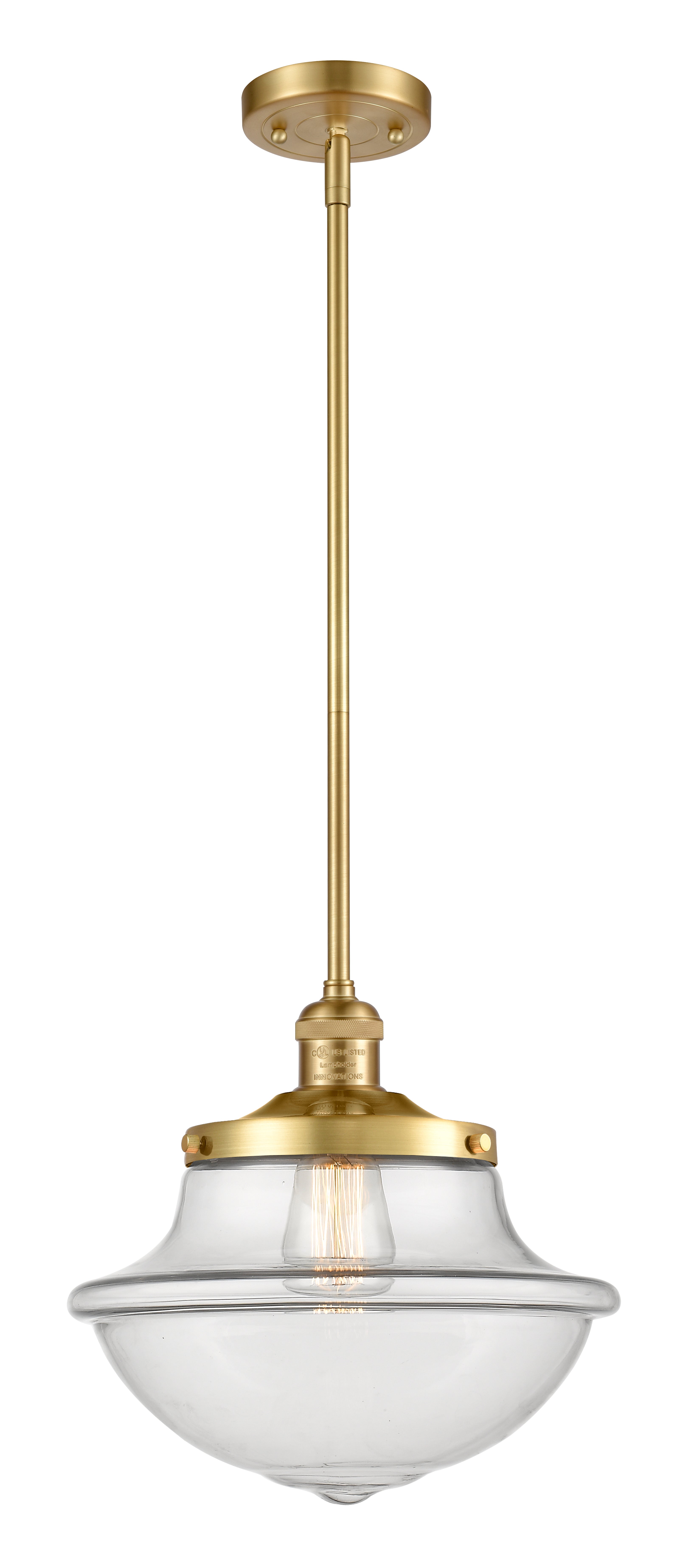 Franklin Restoration Mini Pendant Cast Brass