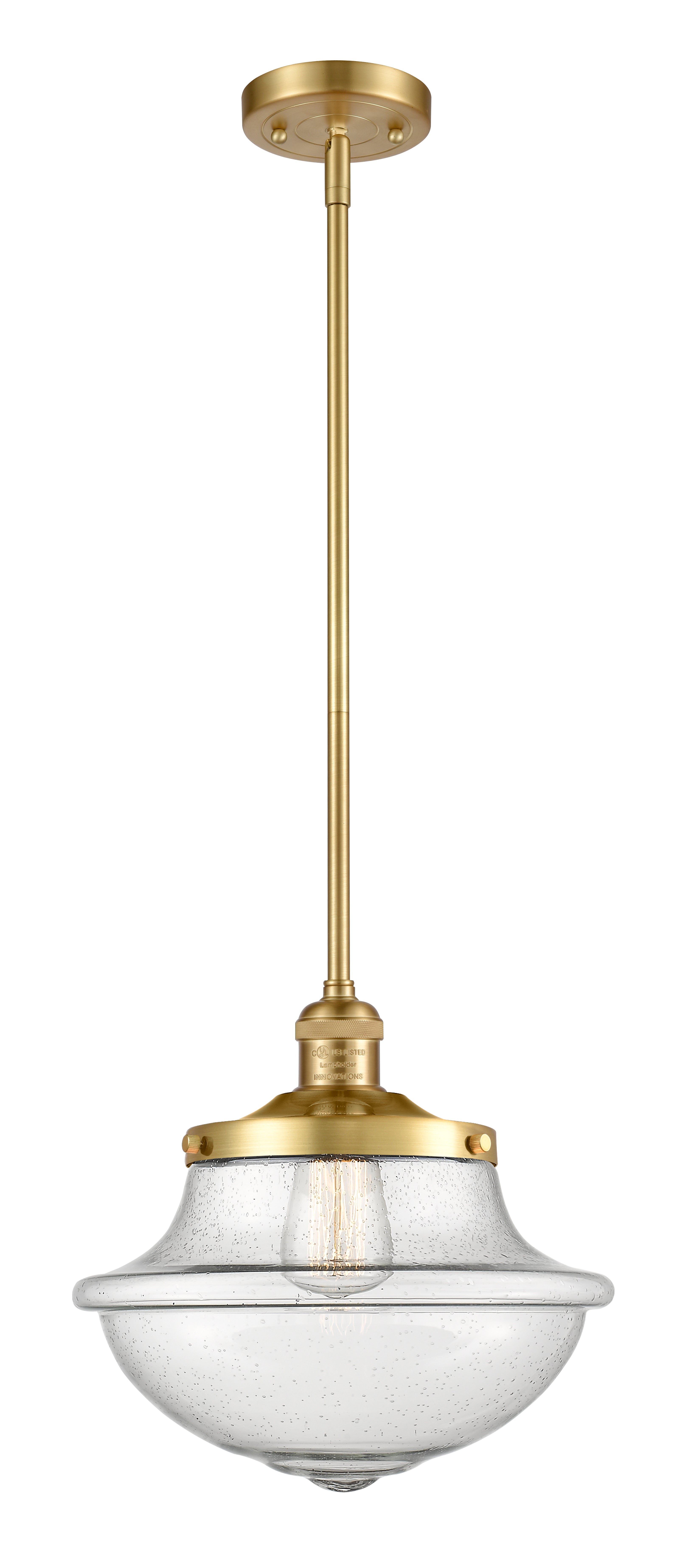 Franklin Restoration Mini Pendant Brass 11.5