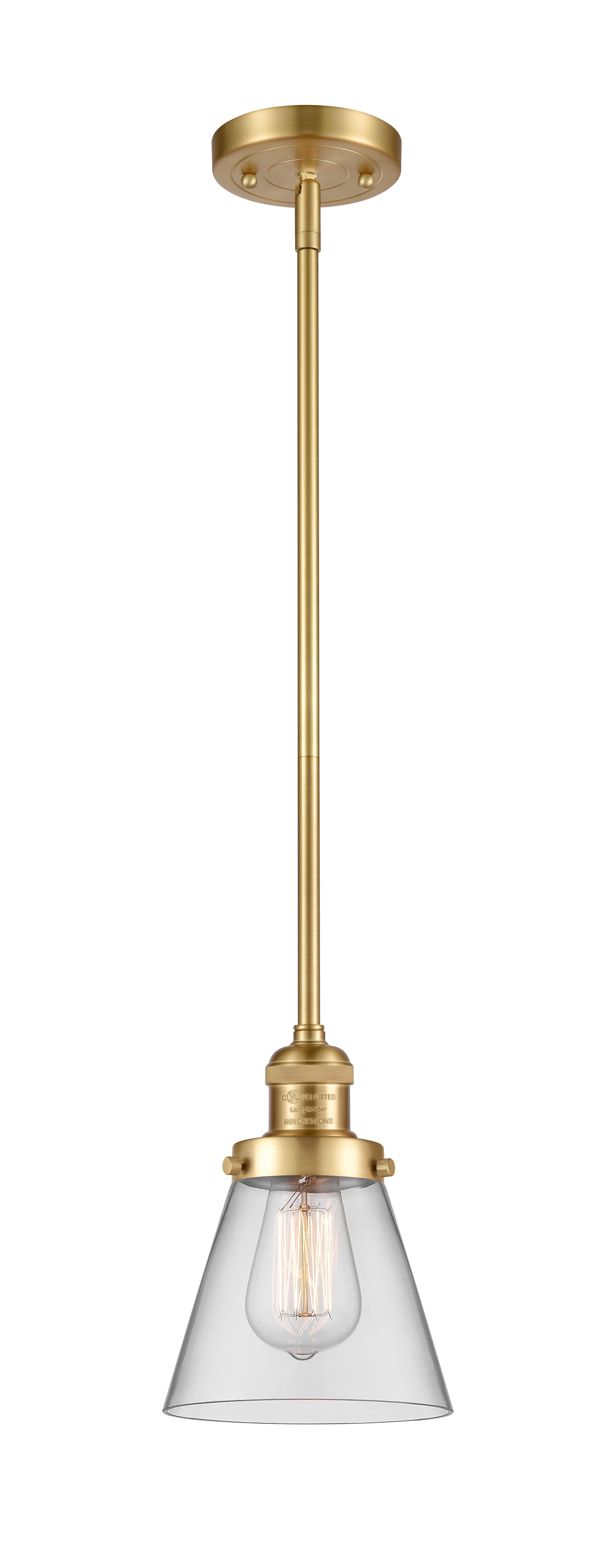 Franklin Restoration Mini Pendant Antique Brass
