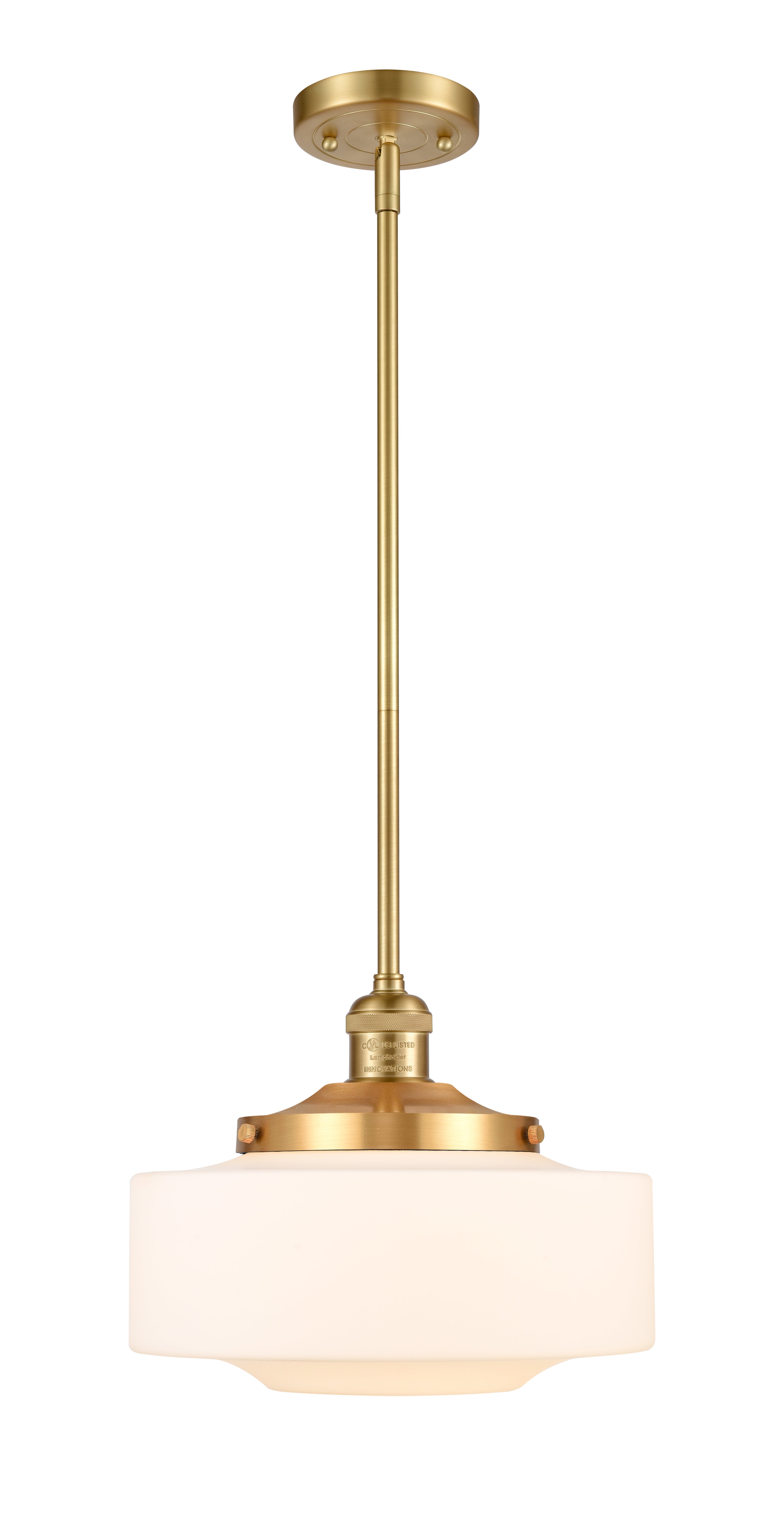 Franklin Restoration Mini Pendant Brass Finish