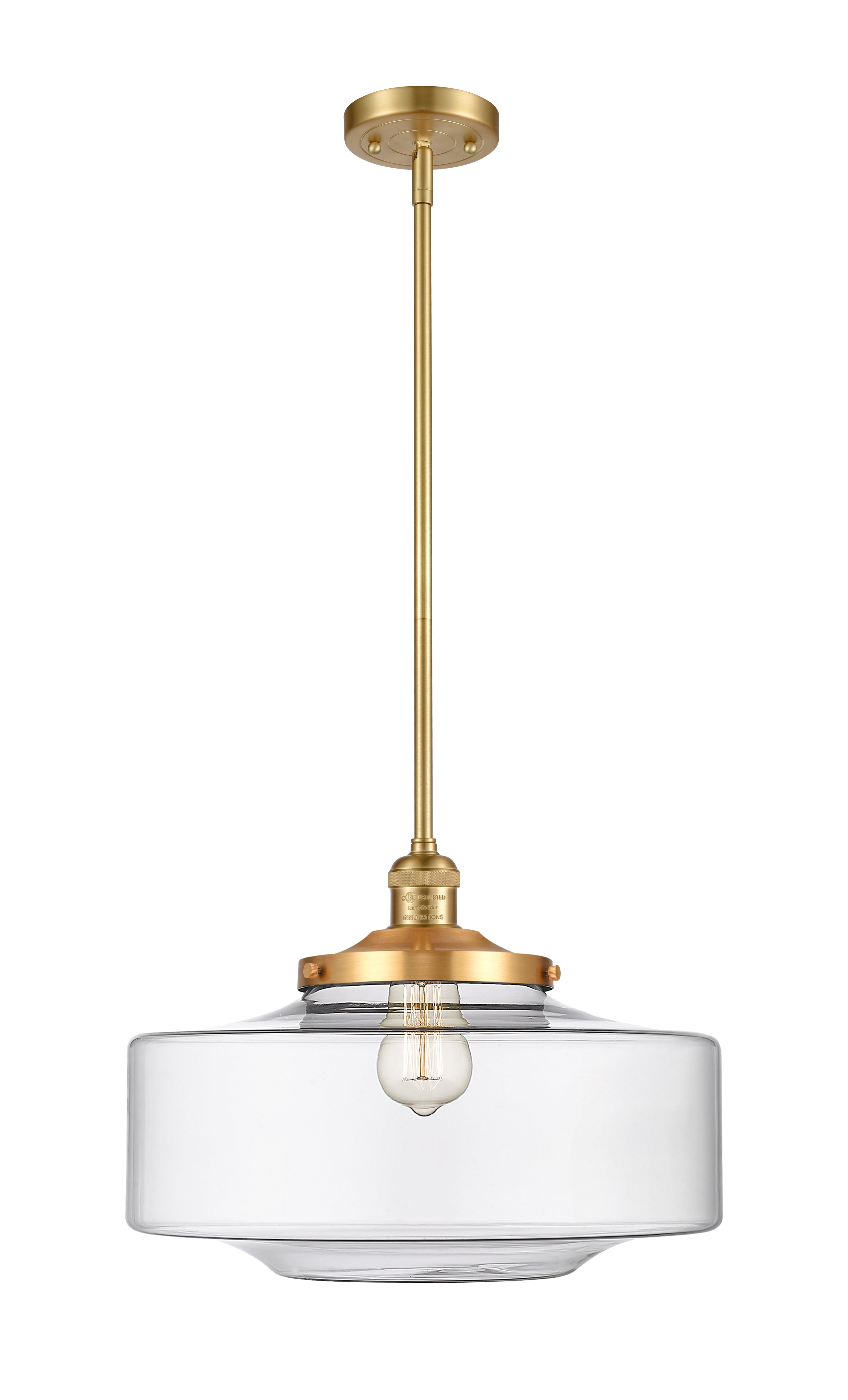 Franklin Restoration Mini Pendant Antique Brass