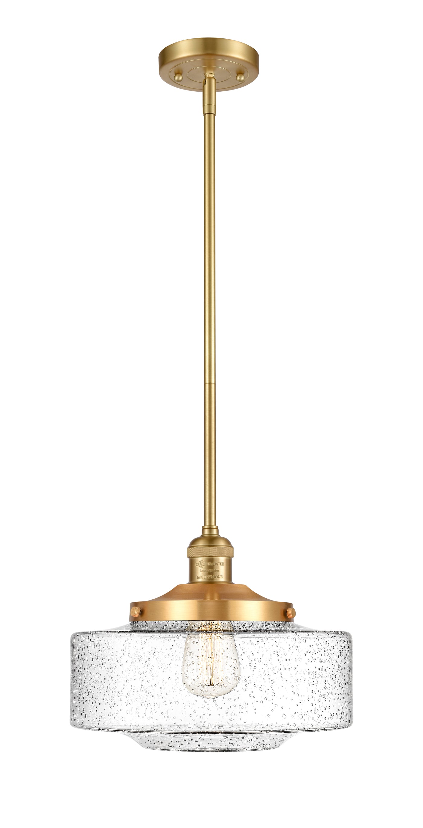 Franklin Restoration Mini Pendant Brass Finish