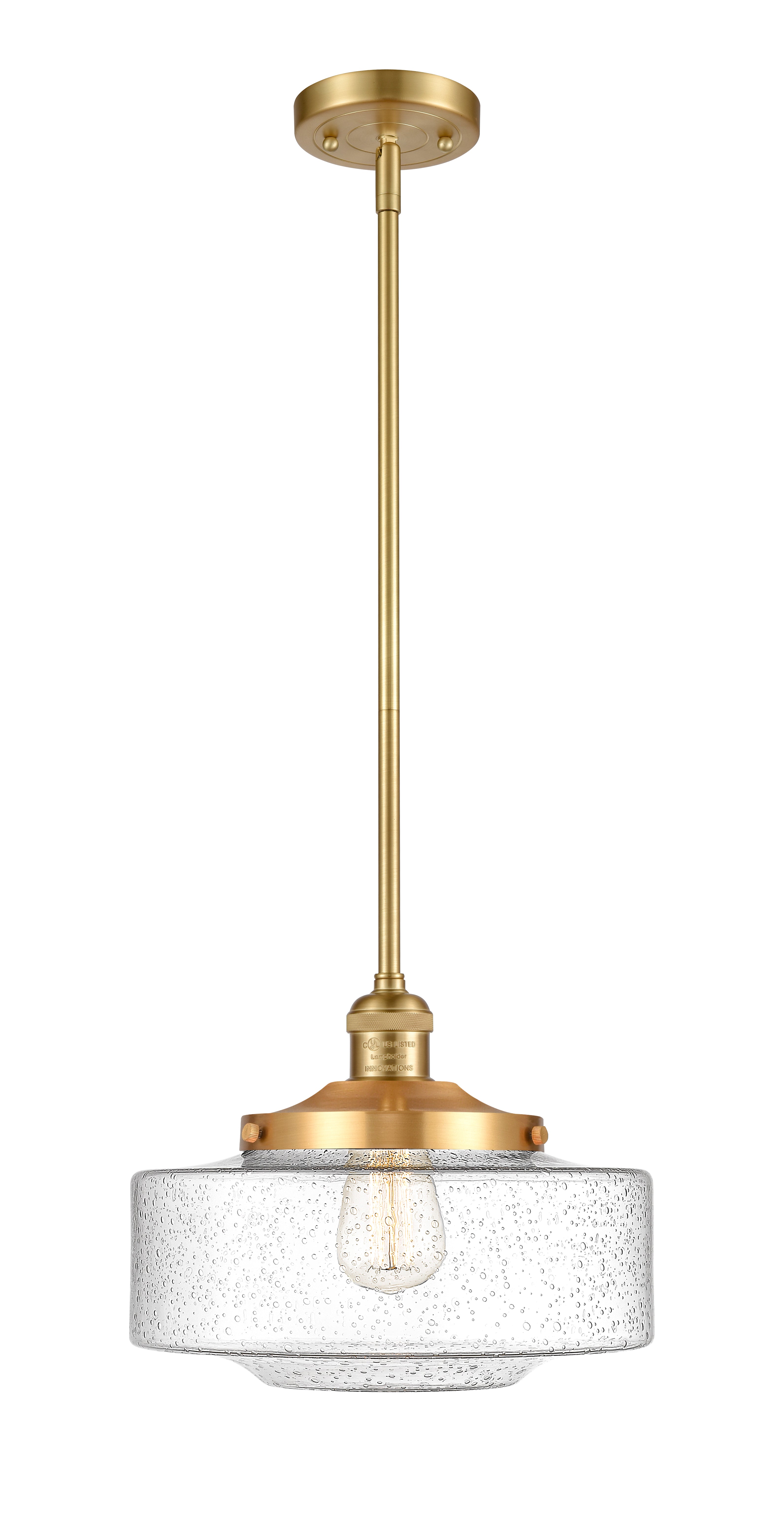 Franklin Restoration Mini Pendant Brass Finish