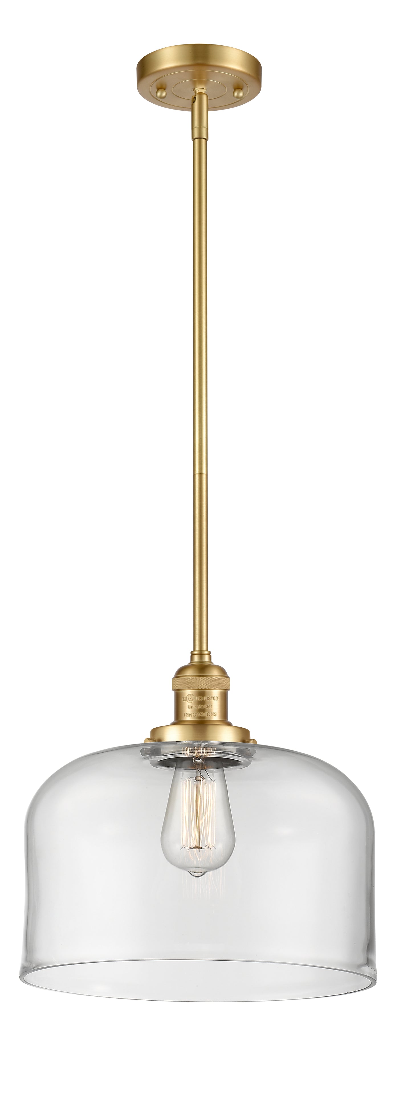 Franklin Restoration Mini Pendant Brass Finish