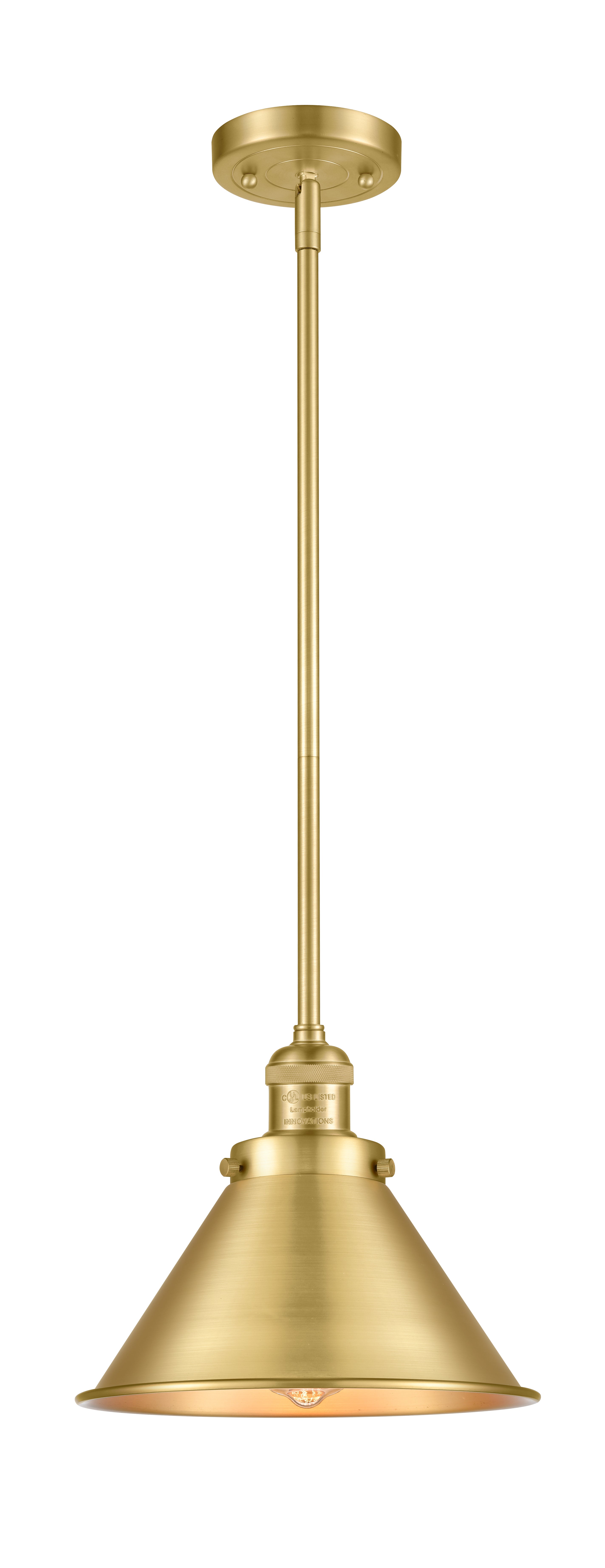 Franklin Restoration Mini Pendant Brass Antique