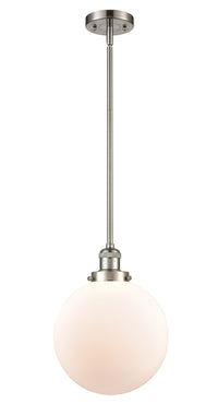 Franklin Restoration Mini Pendant Brass Glass