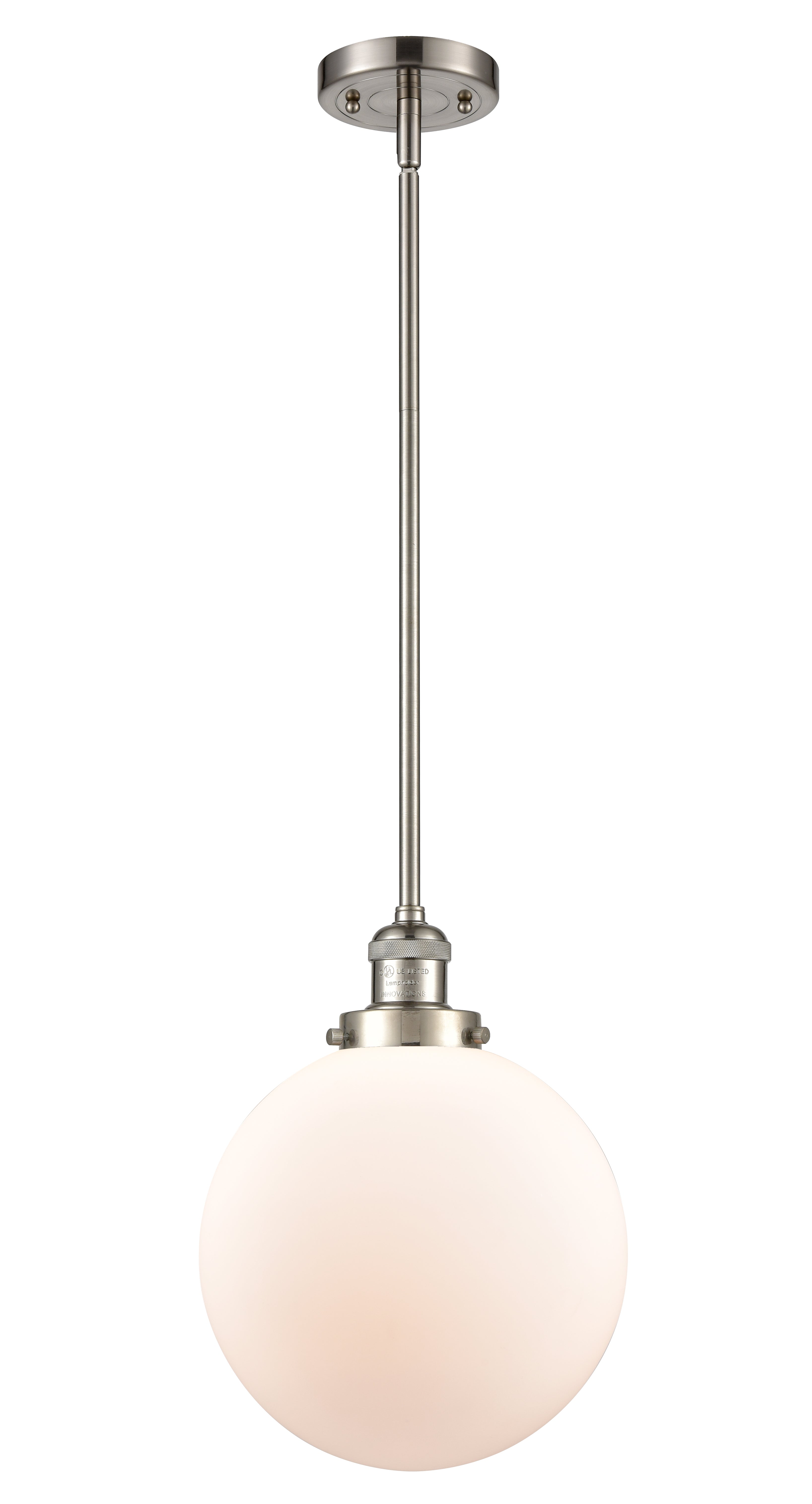 Franklin Restoration Mini Pendant Brass Glass