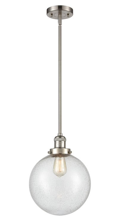 Franklin Restoration Mini Pendant Brass Glass