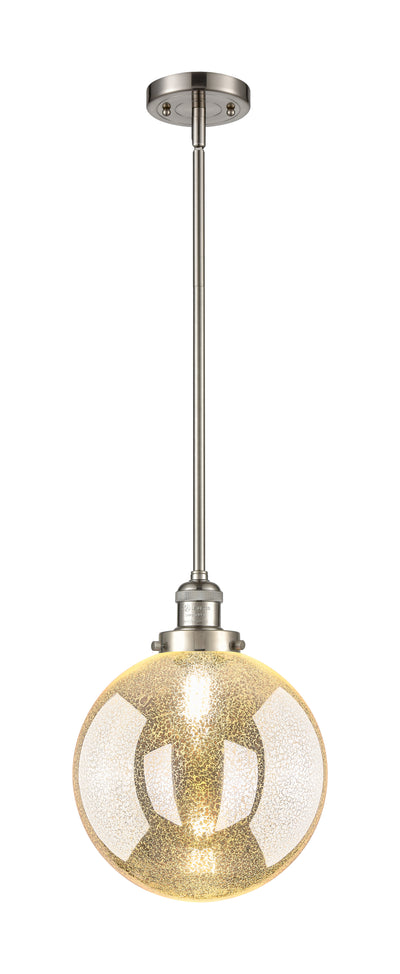 Franklin Restoration Mini Pendant Brass Glass