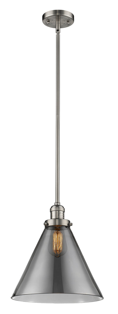 Franklin Restoration Mini Pendant Brass Glass