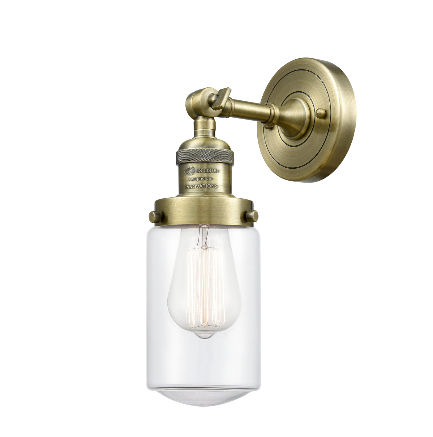 Franklin Restoration Sconce Cast Brass 11"