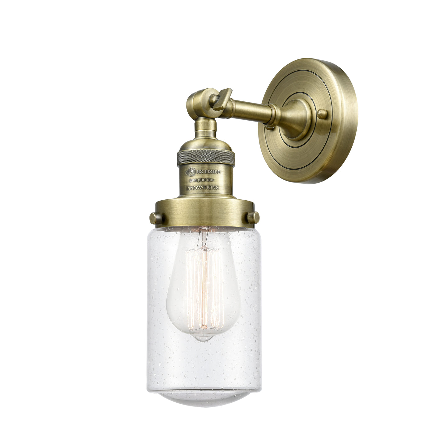 Franklin Restoration Sconce Cast Brass 11"
