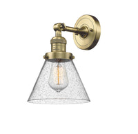 Franklin Restoration Sconce Cast Brass Glass