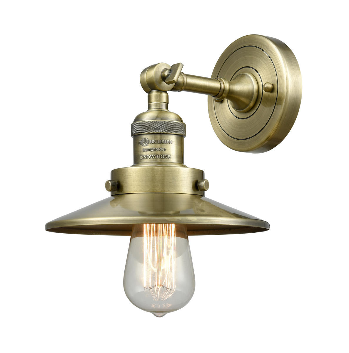 Franklin Restoration Sconce Cast Brass Finish