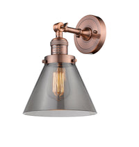 Franklin Restoration Sconce Cast Brass Glass