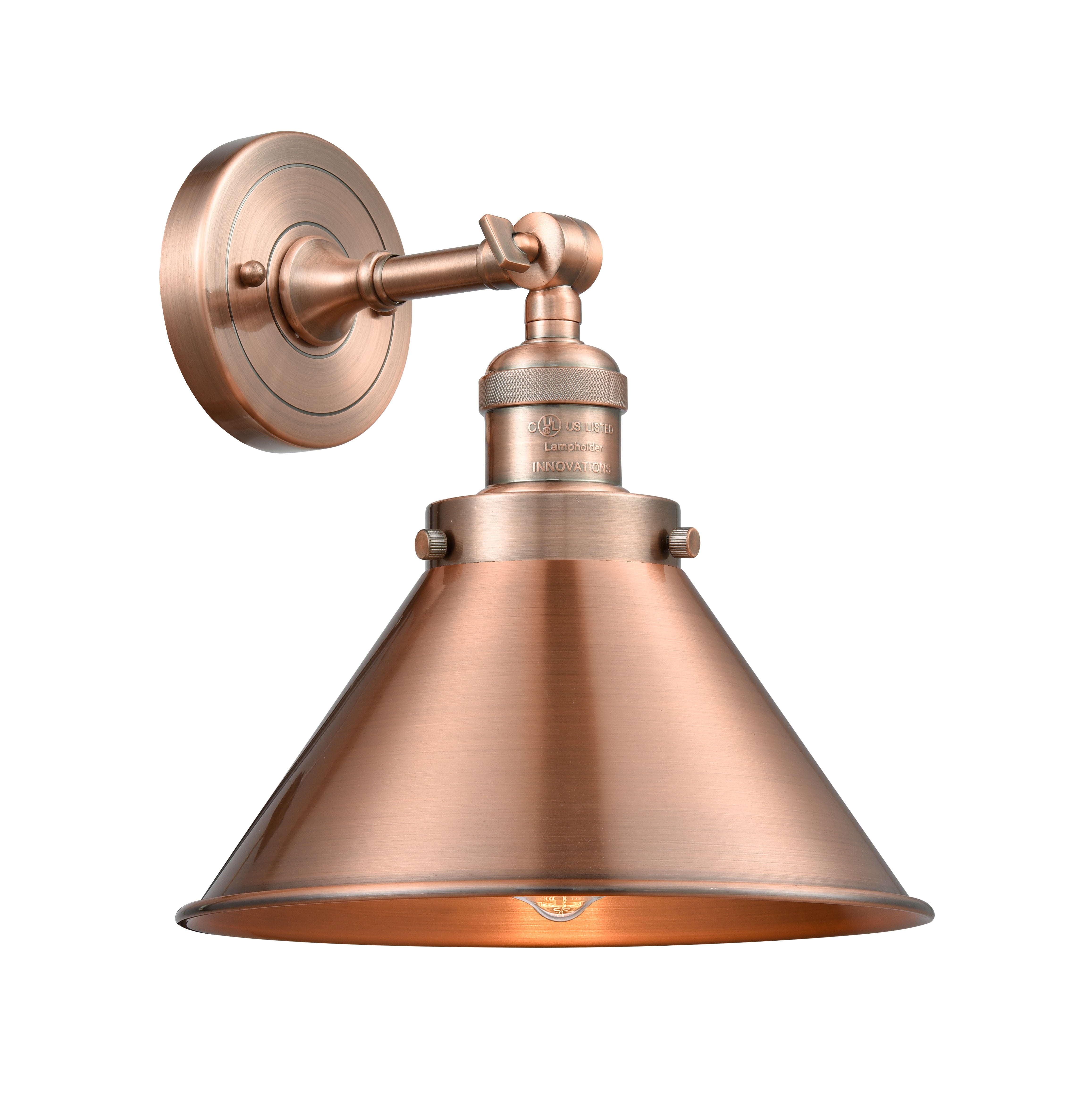 Franklin Restoration Sconce Cast Brass Finish