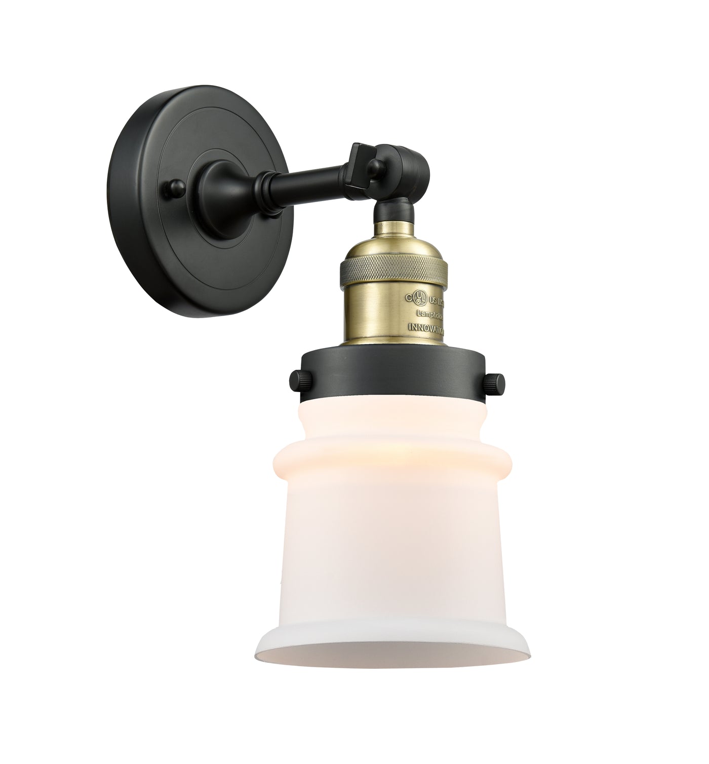 Franklin Restoration Sconce Brass Glass 11 Inch
