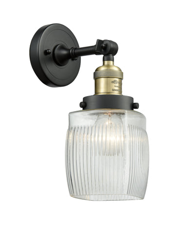 Franklin Restoration Sconce Brass Glass