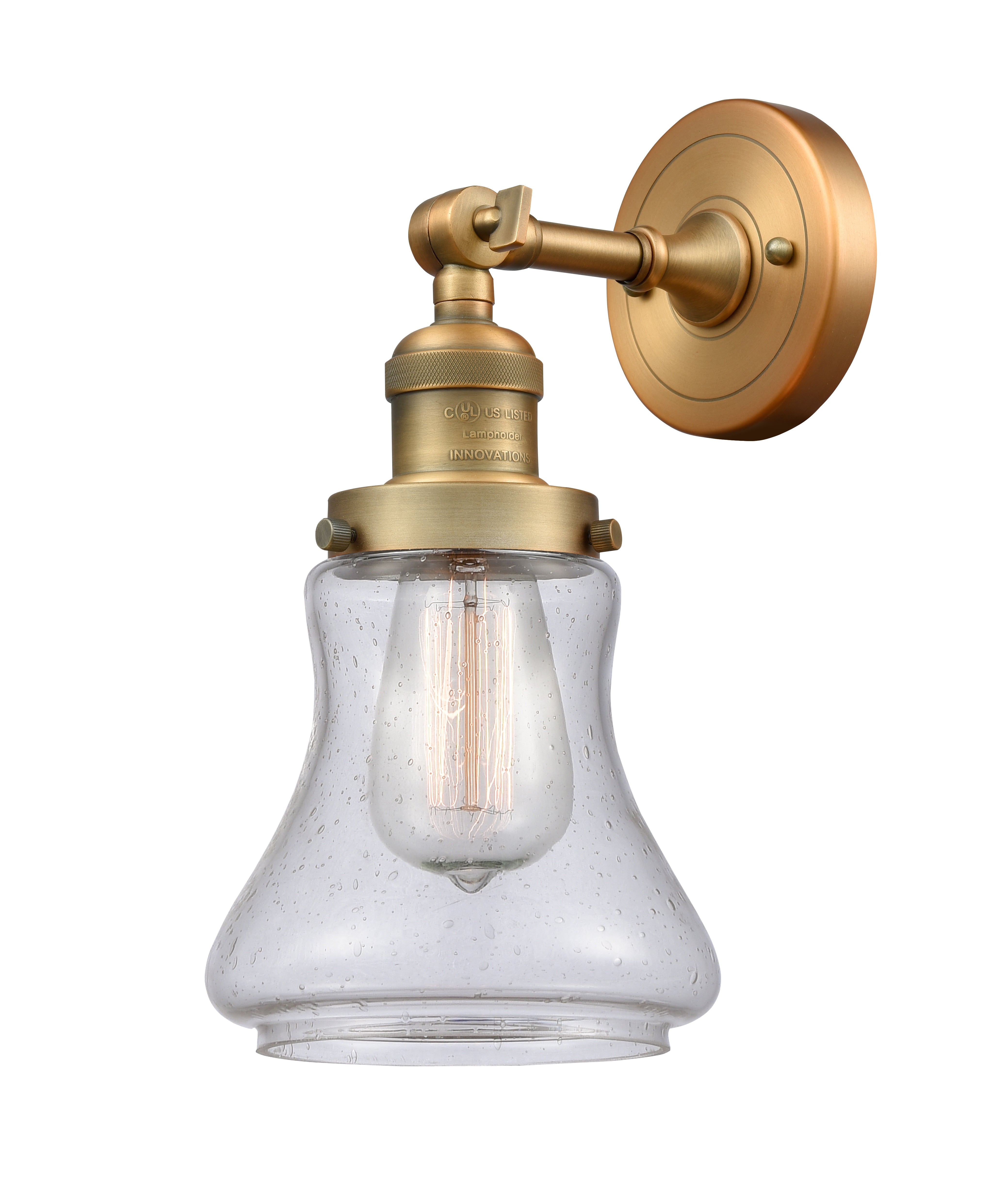 Franklin Restoration Sconce Cast Brass Finish